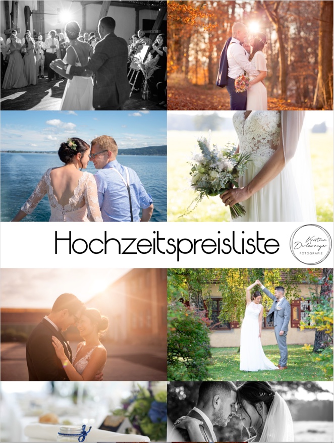 Hochzeitspreiliste
